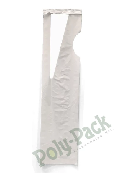 HDPE Fóliakötény, tépős, fehér, 800x1250x0,015 mm
